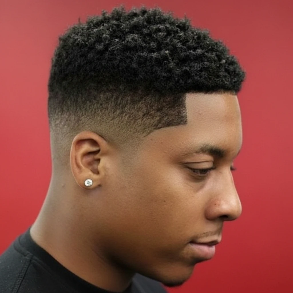 Men's Low Fade Military Haircut