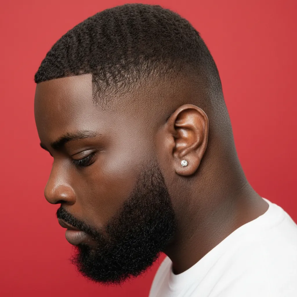 Corte Militar Masculino com Degradê Baixo