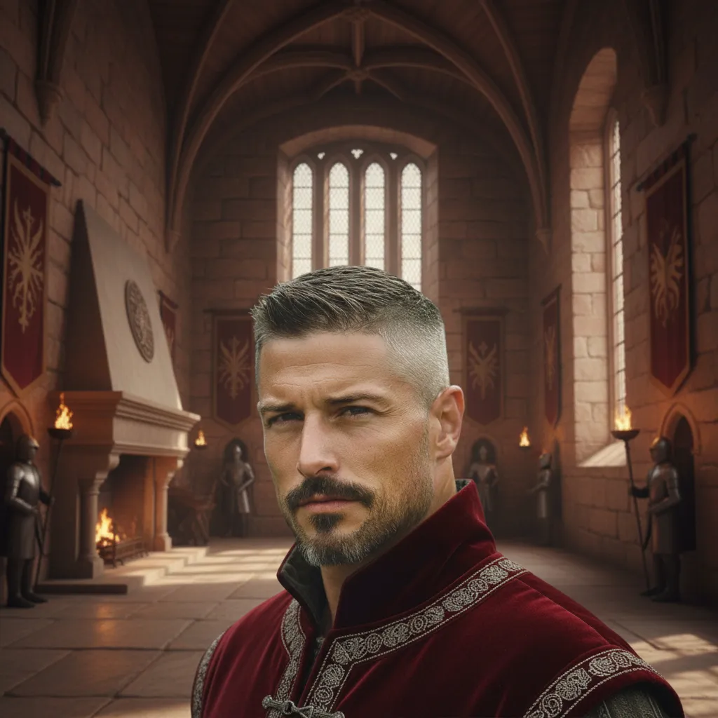 Corte Militar Moderno com Degradê Baixo