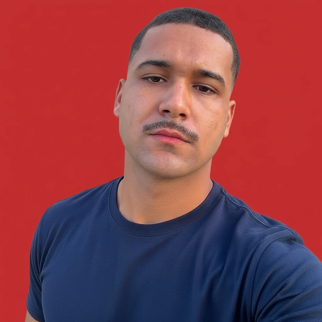 Corte militar con degradado y parte superior texturizada.