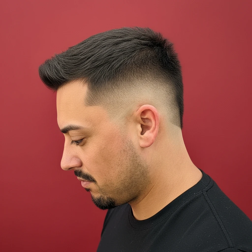 Mohawk Cut with Side Gradient