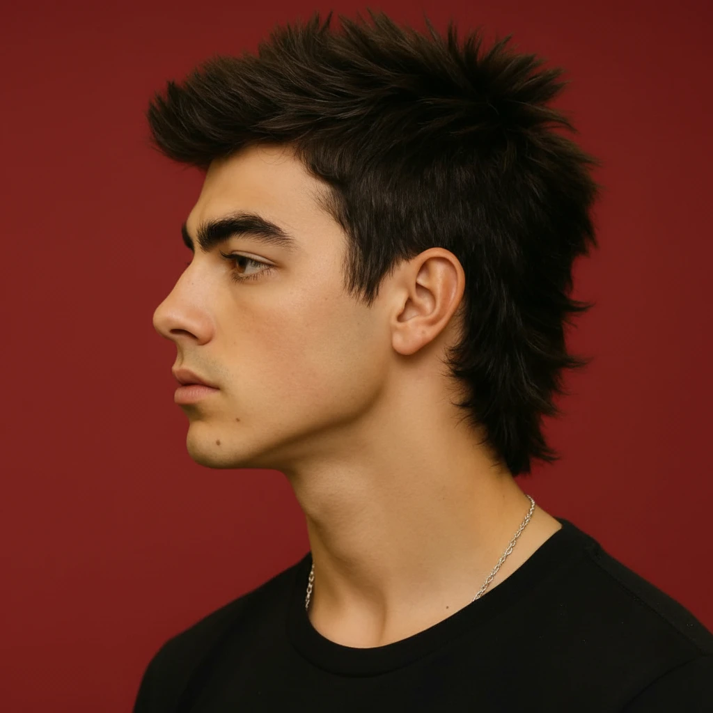 Men's Mullet Cut on Straight and Textured Hair