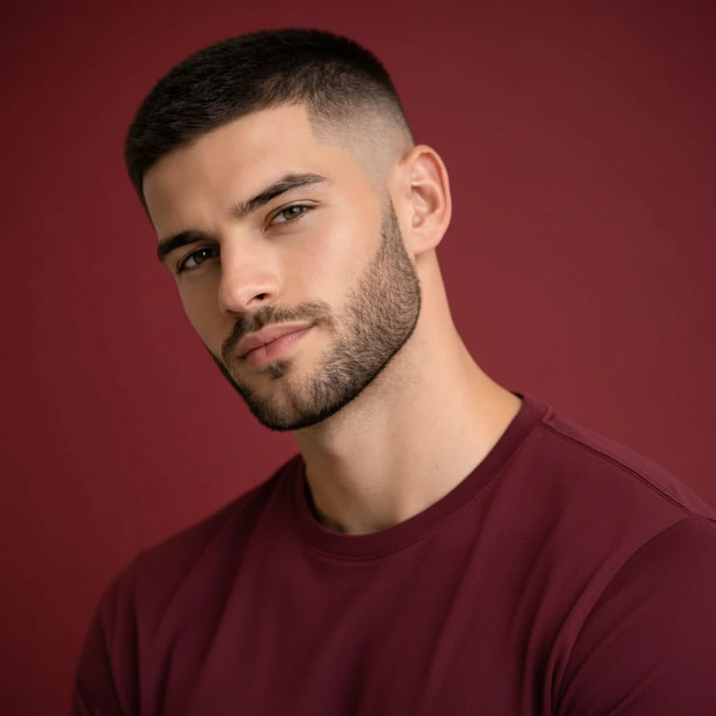 Corte Social Masculino com Degradê Alto