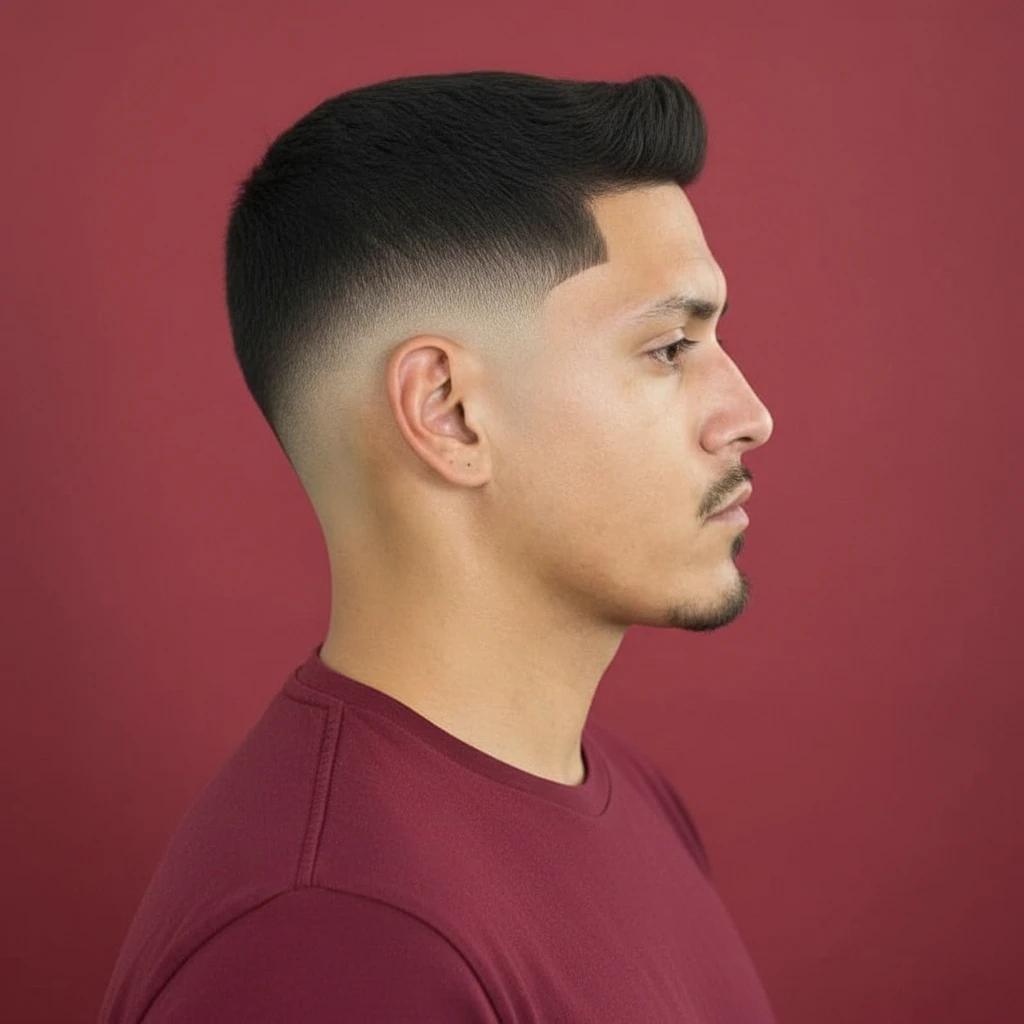 Corte Social Masculino com Degradê Alto