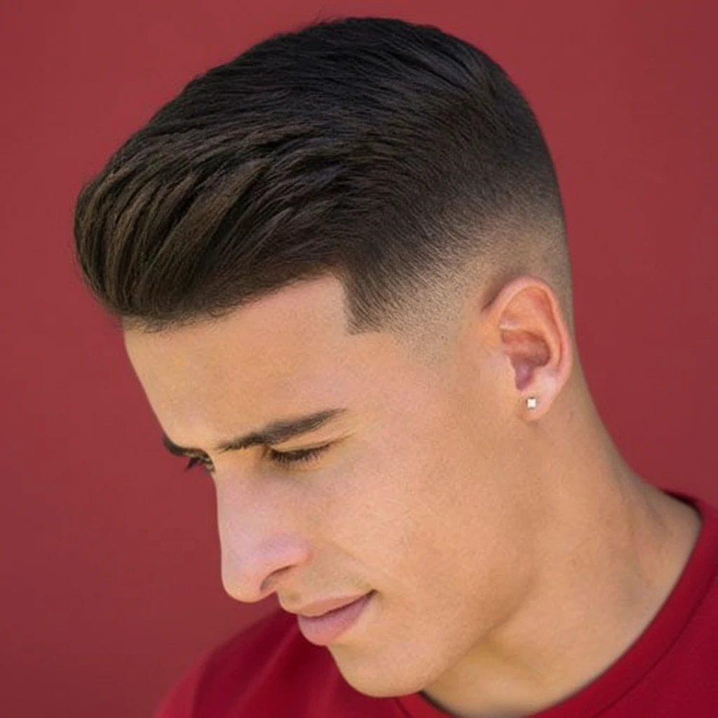 Corte Social Masculino com Degradê Baixo