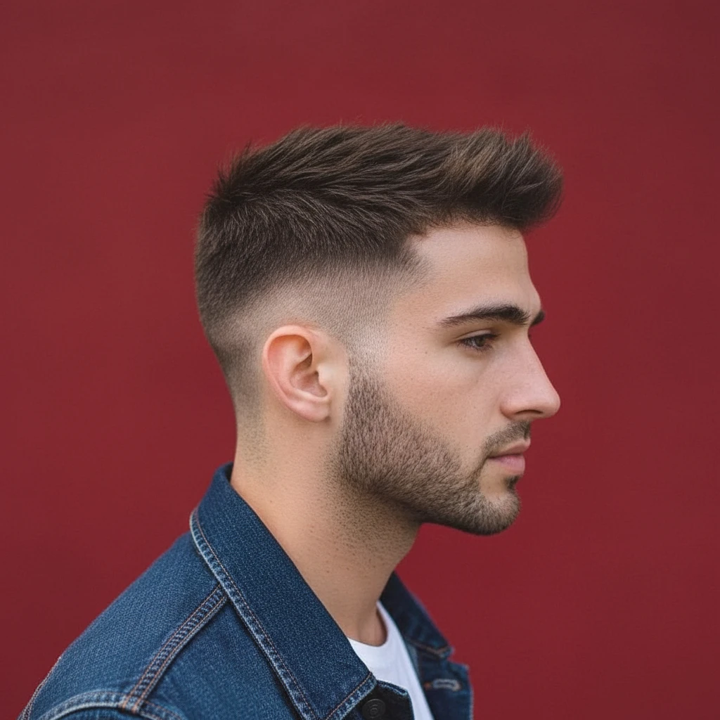 Corte Social Masculino com Degradê Baixo