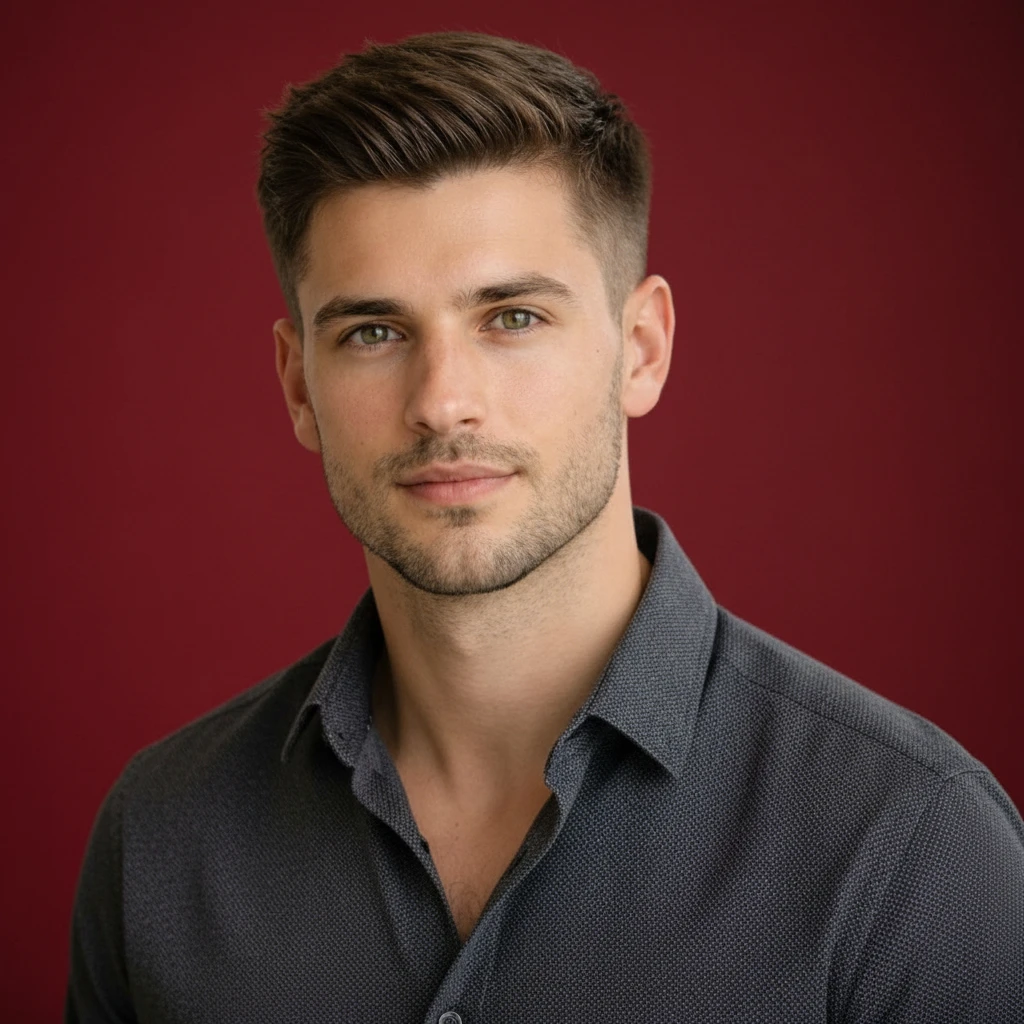 Corte Social Masculino com Degradê Baixo