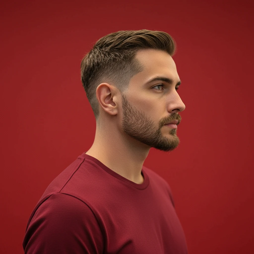 Corte Social Masculino com Degradê Baixo