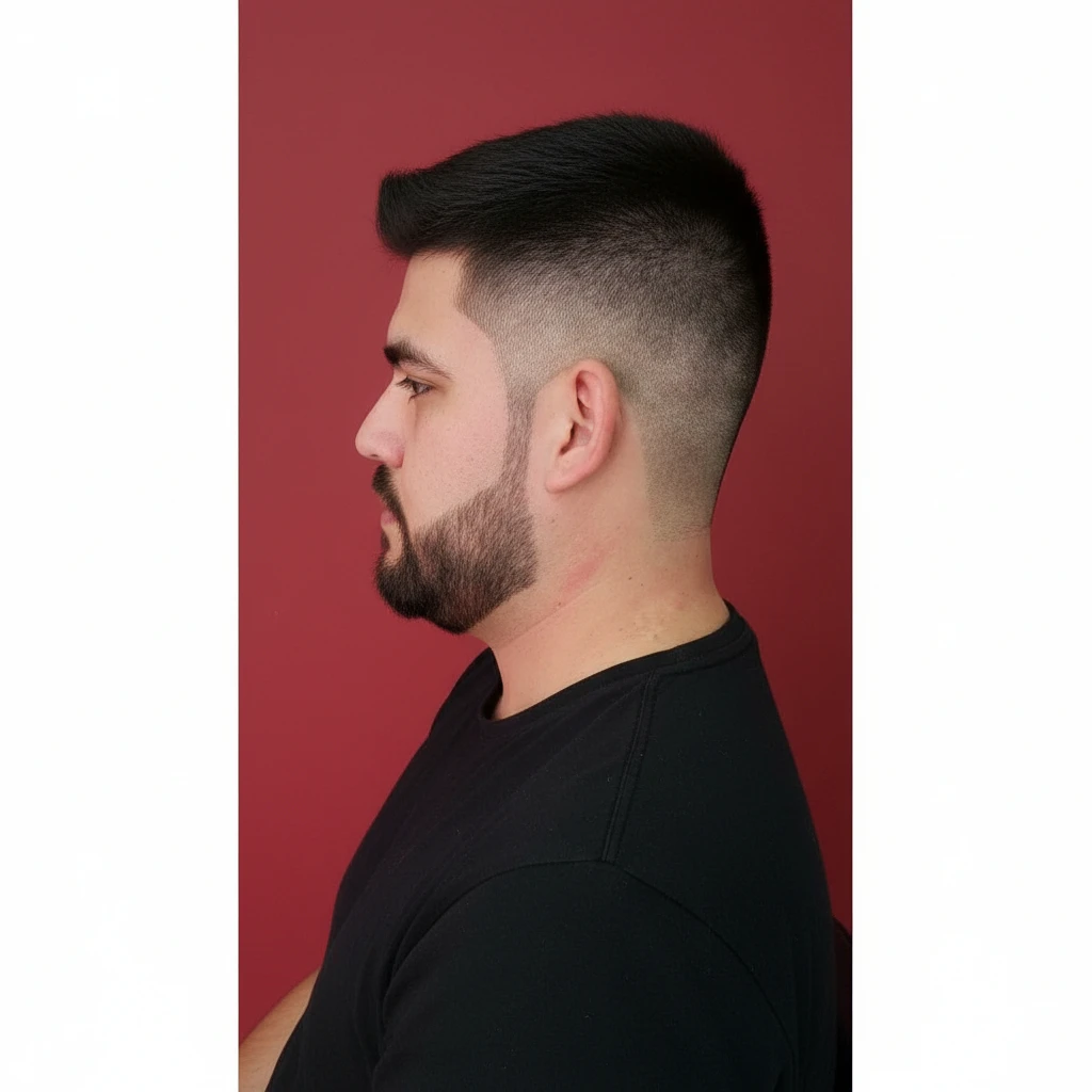 Corte Social Masculino com Degradê Baixo