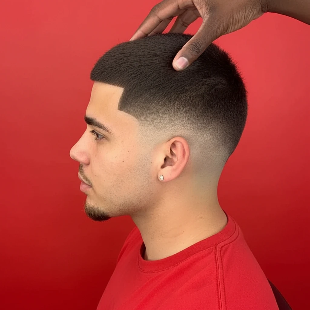 Corte Social Masculino com Degradê Baixo