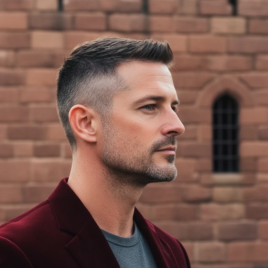 Corte Social Masculino com Degradê Baixo