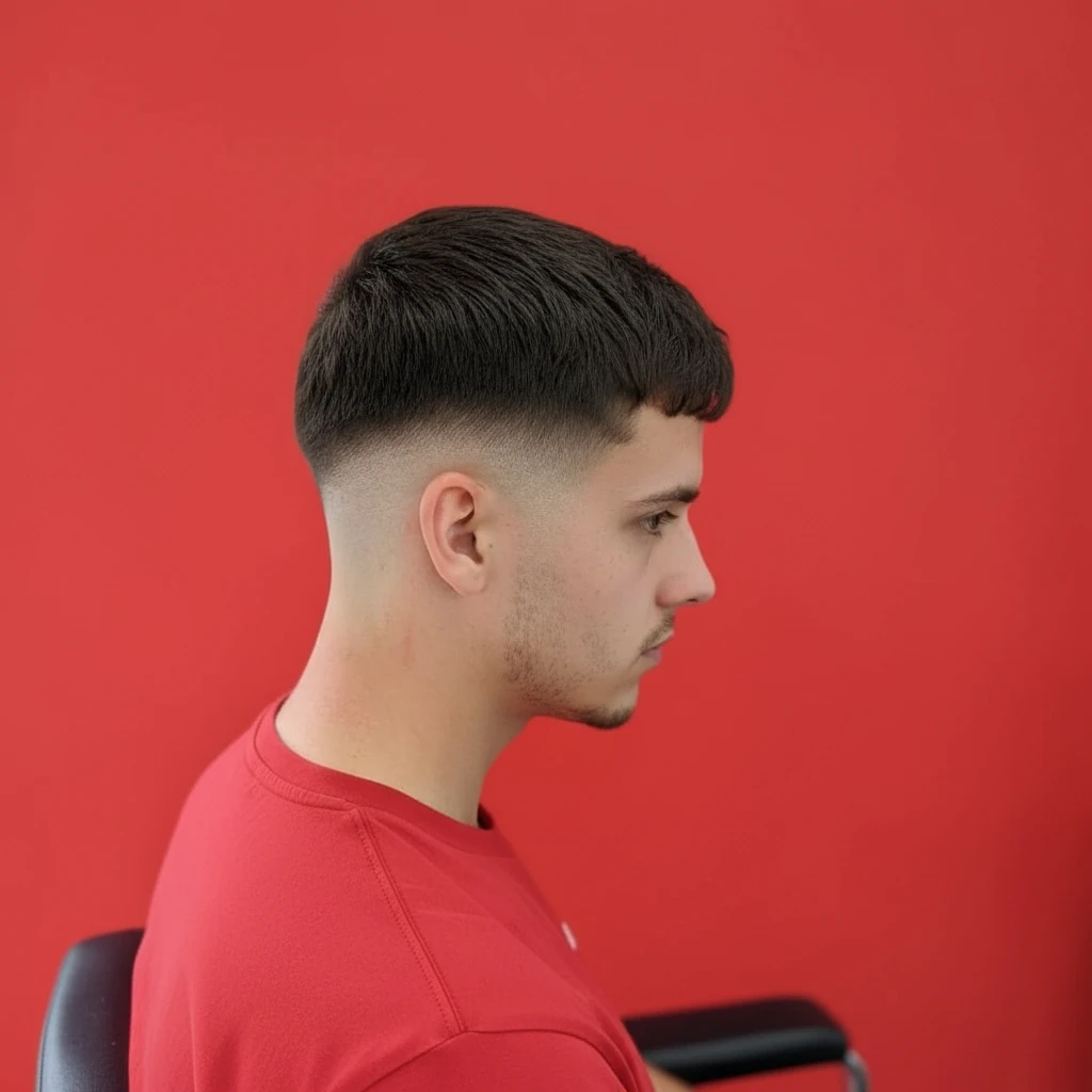 Corte Social Masculino com Degradê Baixo