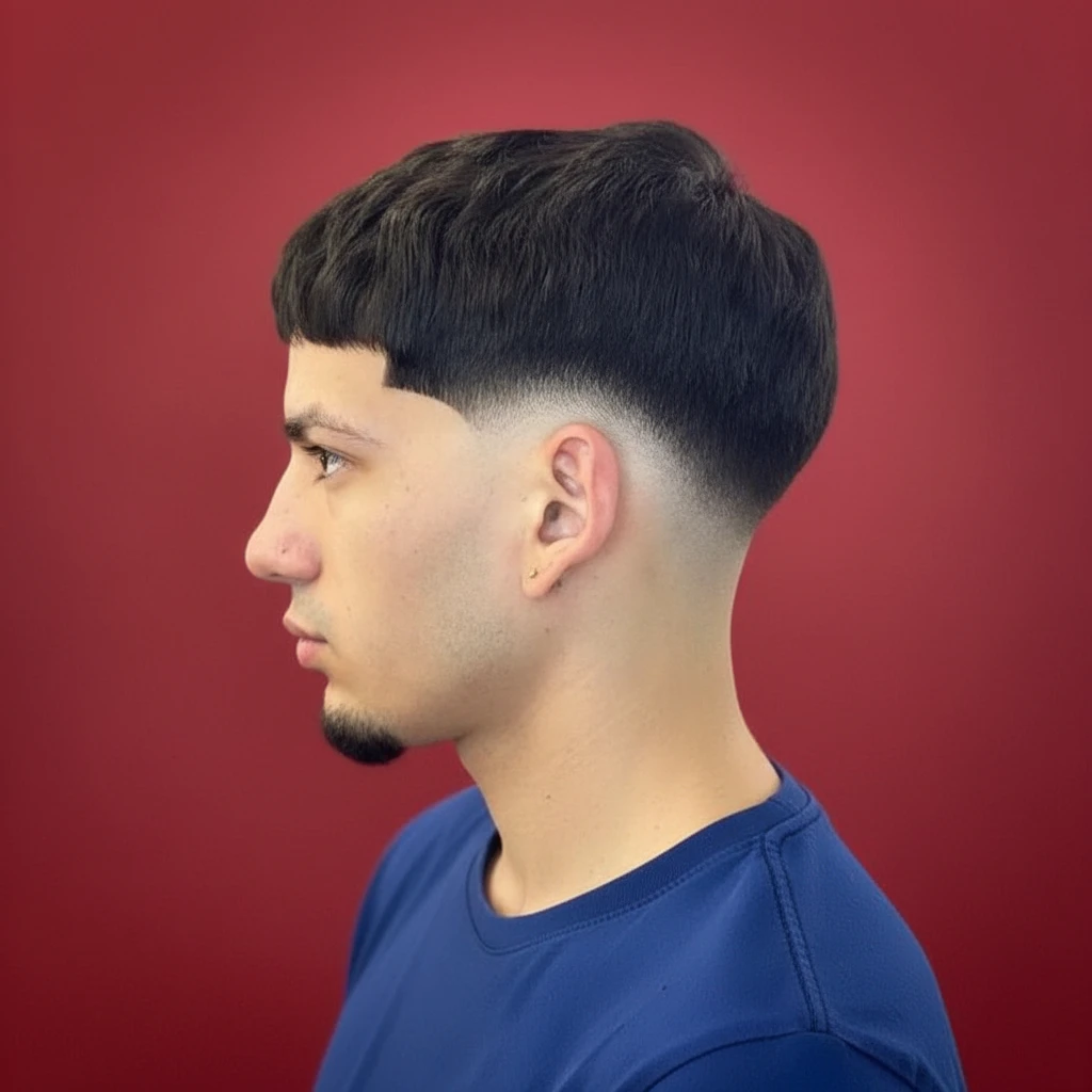 Corte Social Masculino com Degradê Baixo