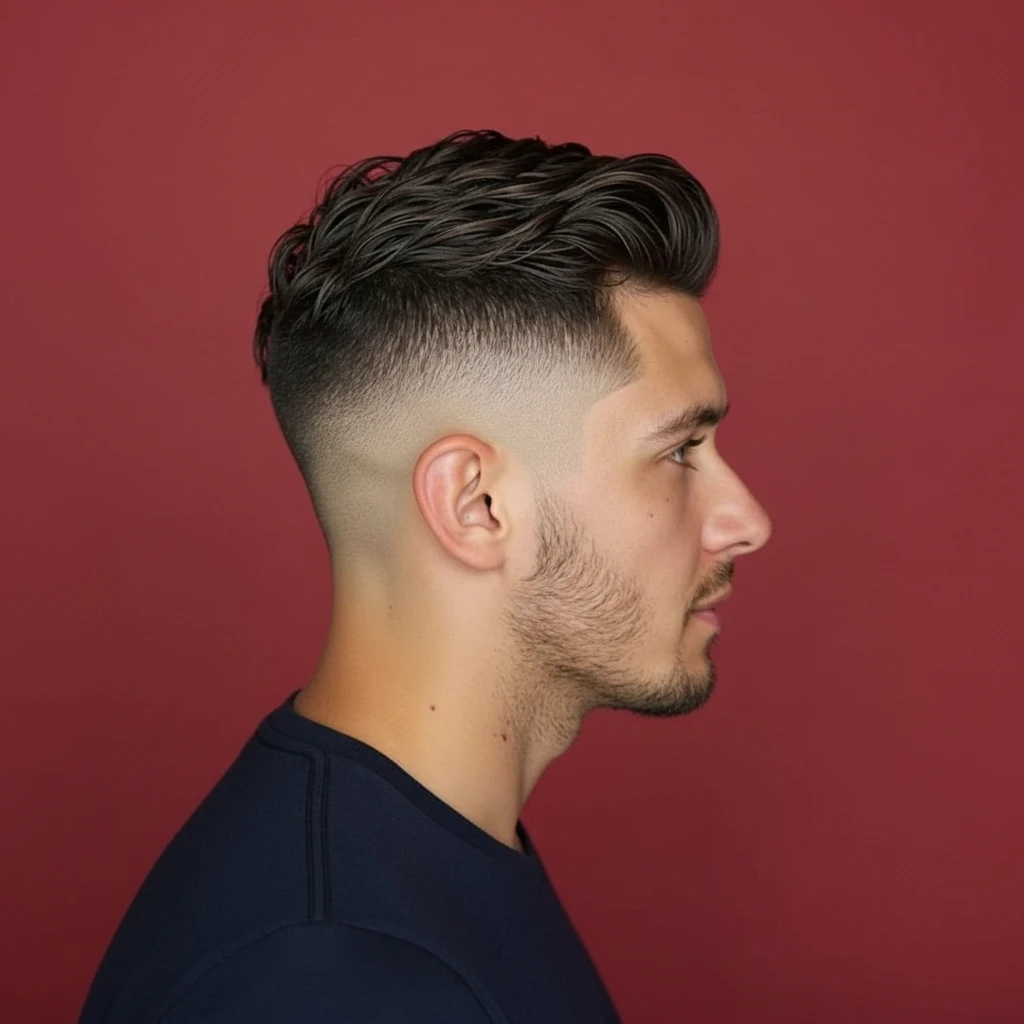 Corte Social Masculino com Degradê Baixo