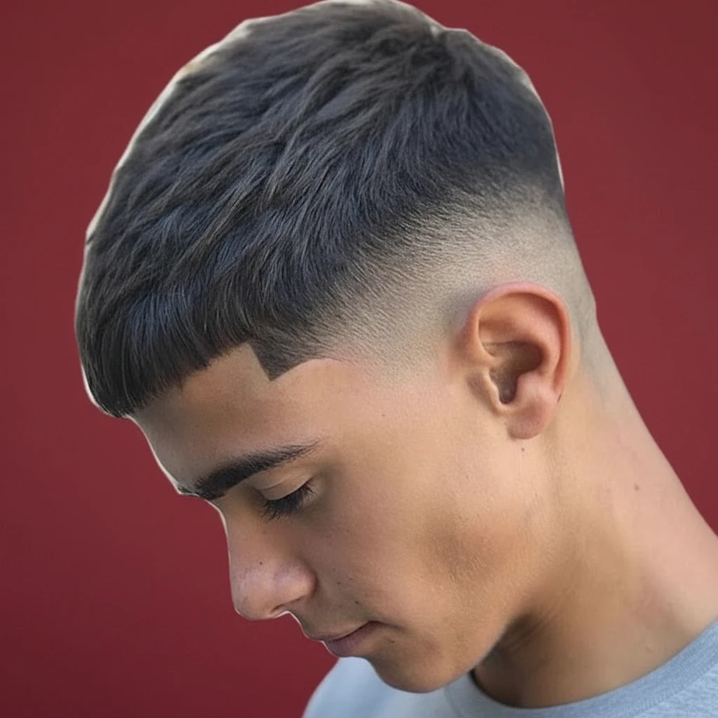 Corte Social Masculino com Degradê Baixo