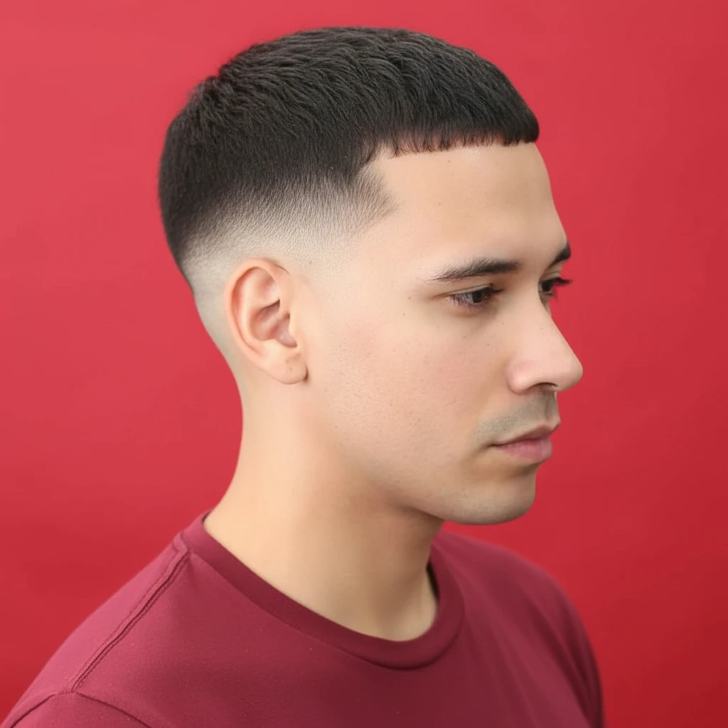 Corte Social Masculino com Degradê Baixo