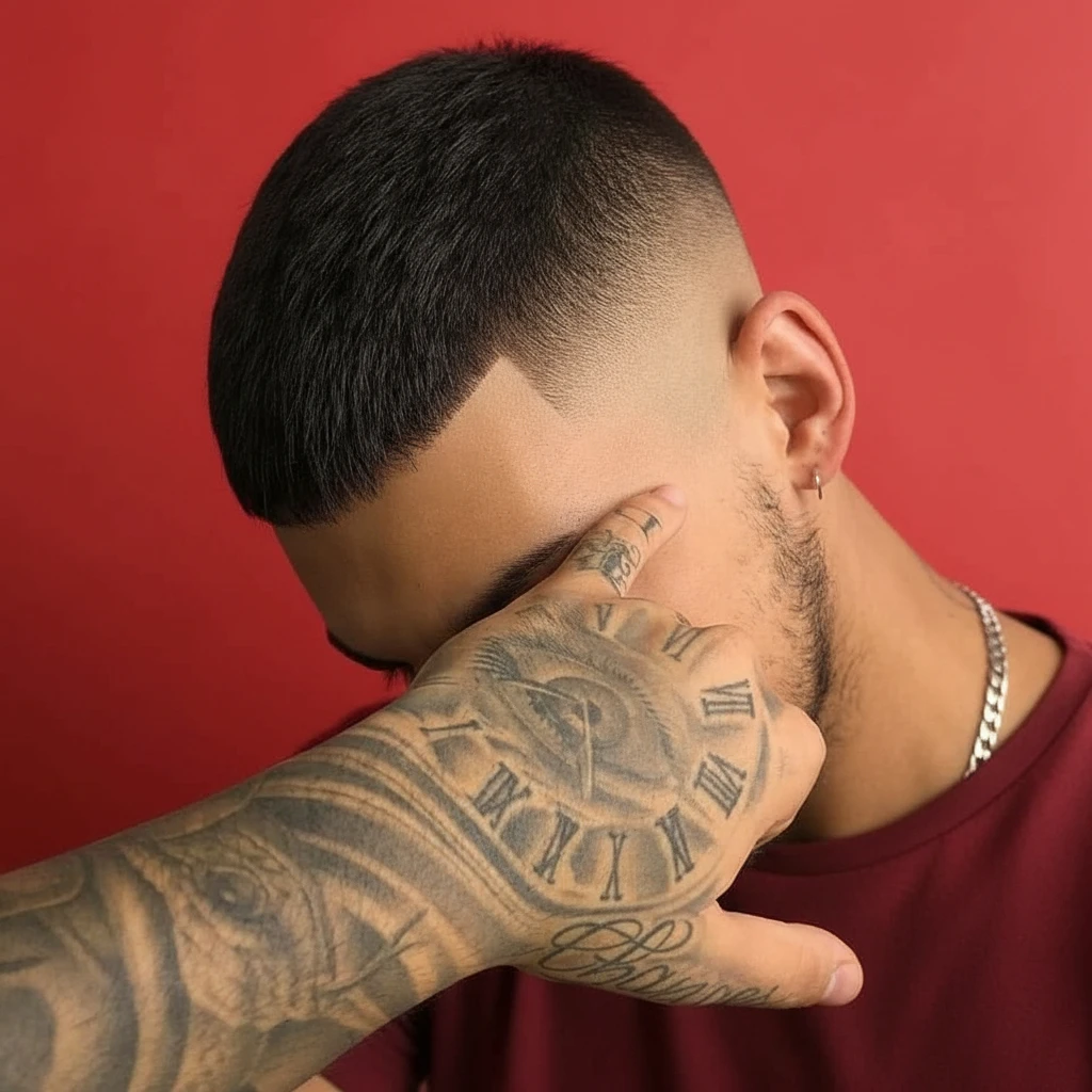 Corte Social Masculino com Degradê Baixo