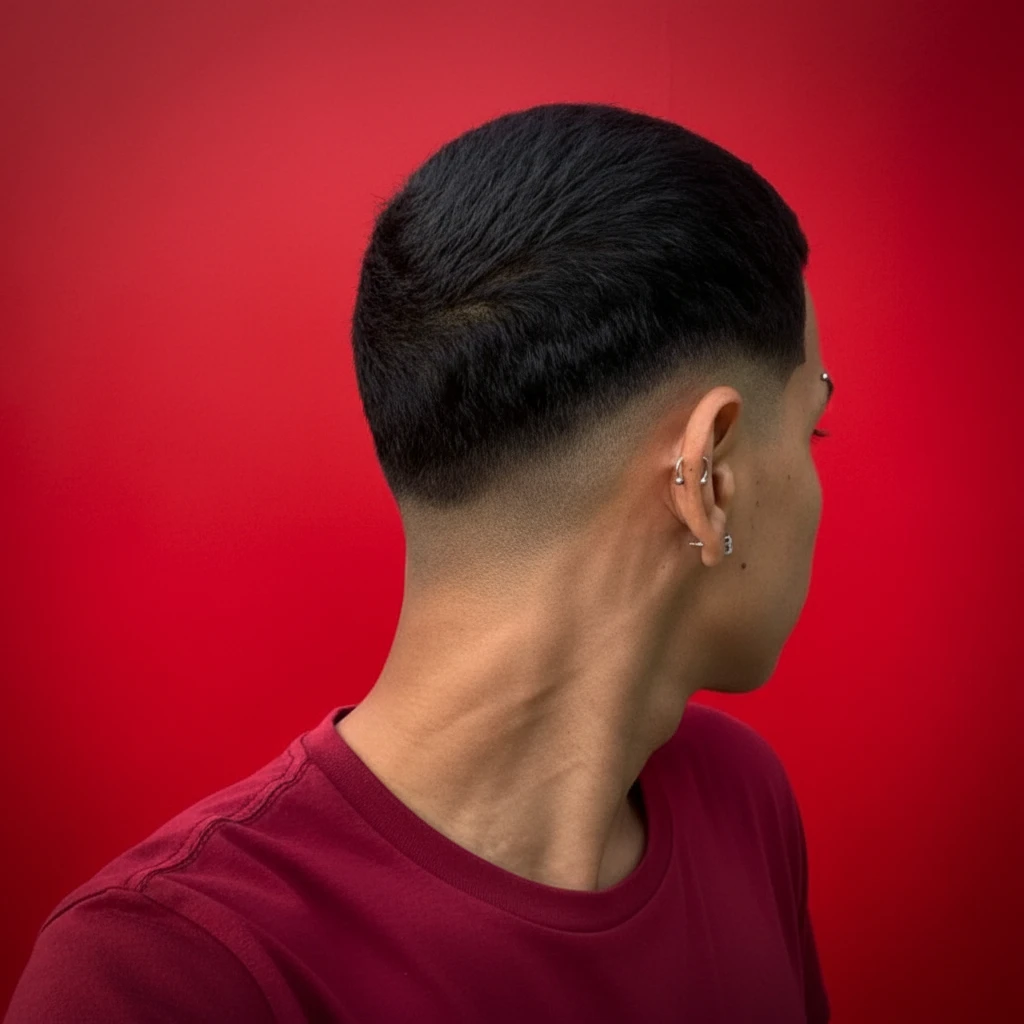 Corte Social Masculino com Degradê Baixo