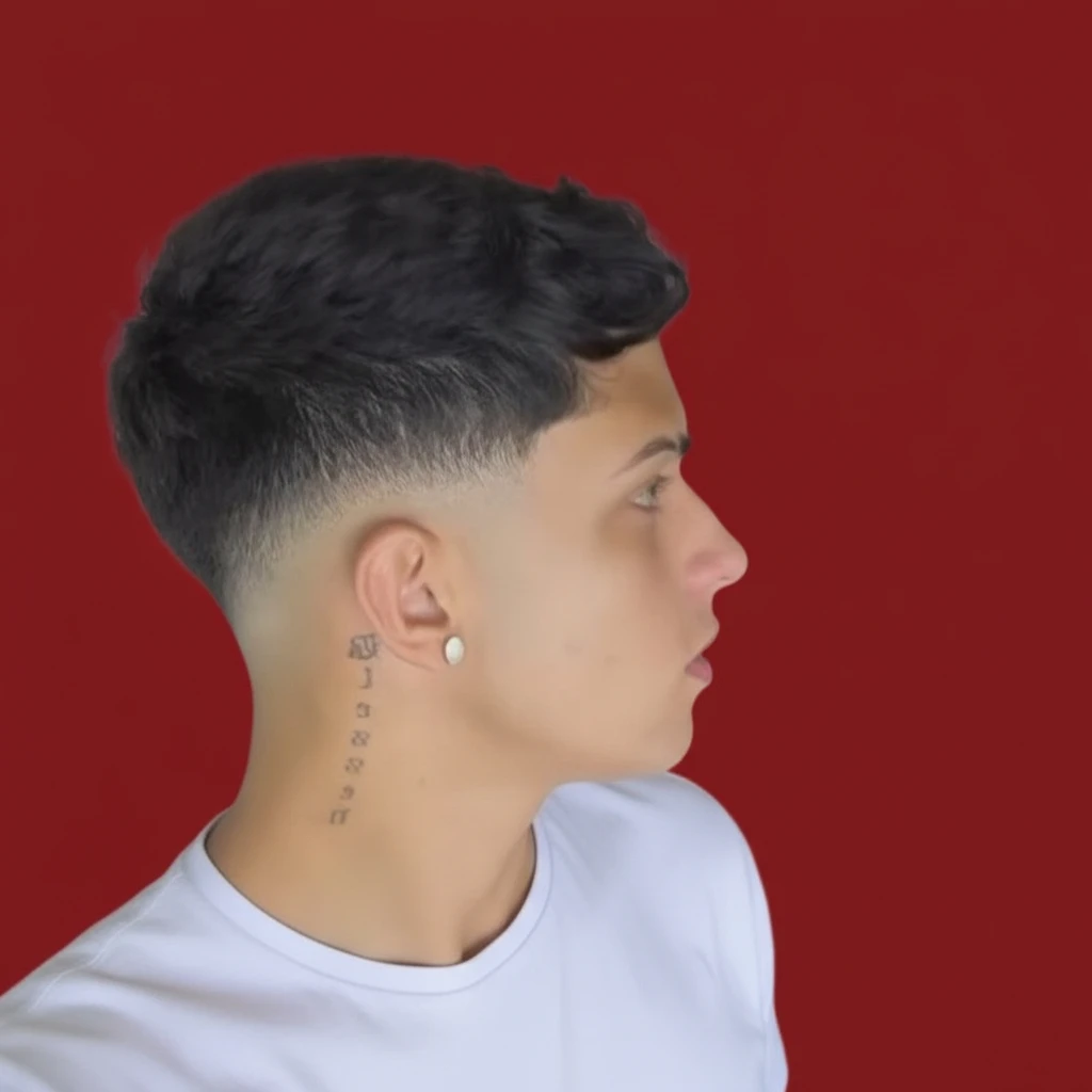 Corte Social Masculino com Degradê Baixo