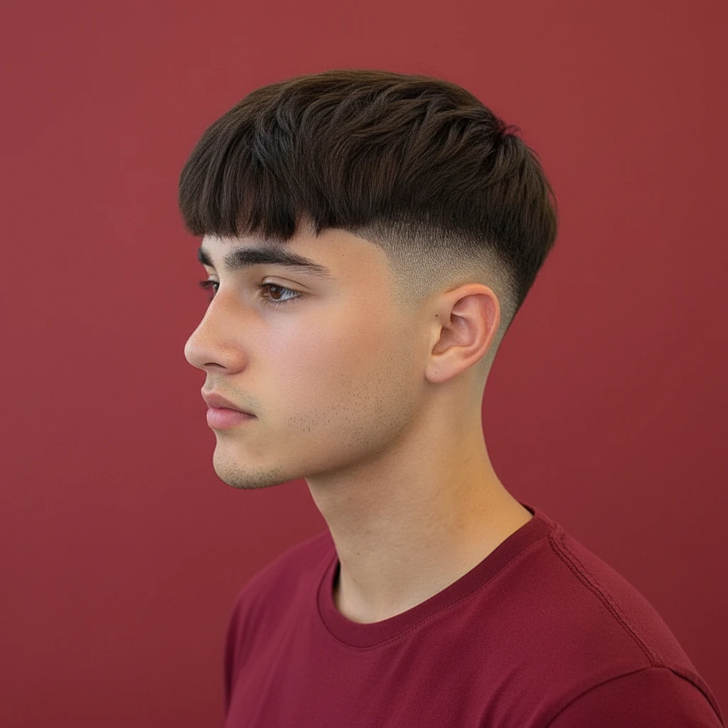 Corte Social Masculino com Degradê Baixo