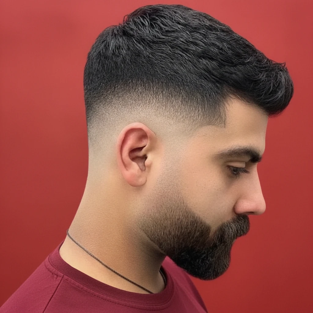 Corte Social Masculino com Degradê Baixo