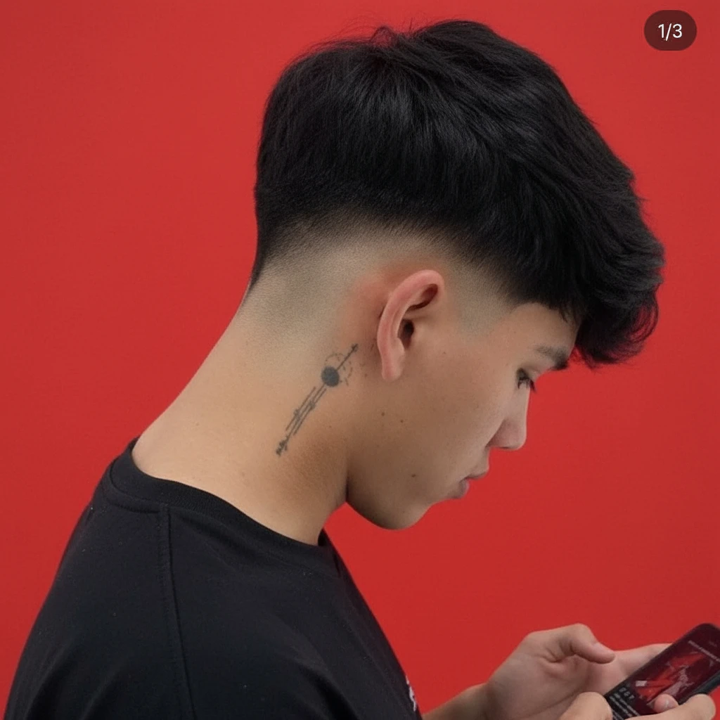 Corte Social Masculino com Degradê Baixo