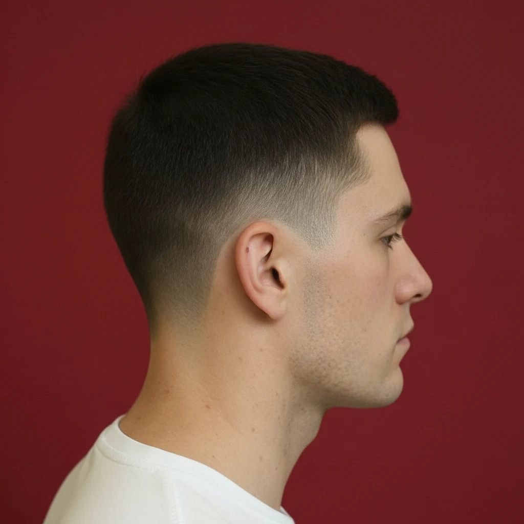 Corte Social Masculino com Degradê Baixo