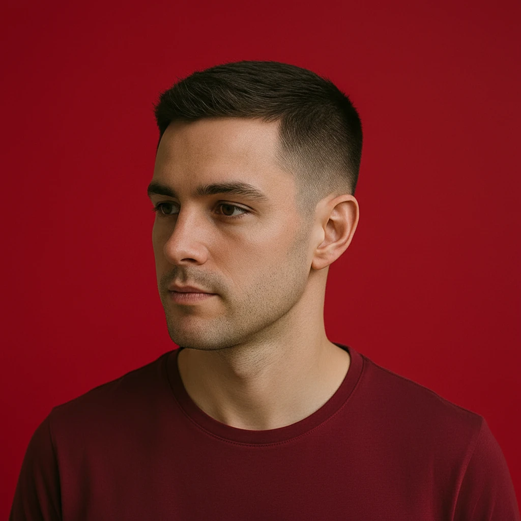 Corte Social Masculino com Degradê Baixo