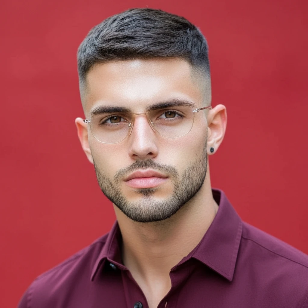 Corte Social Masculino com Degradê Baixo