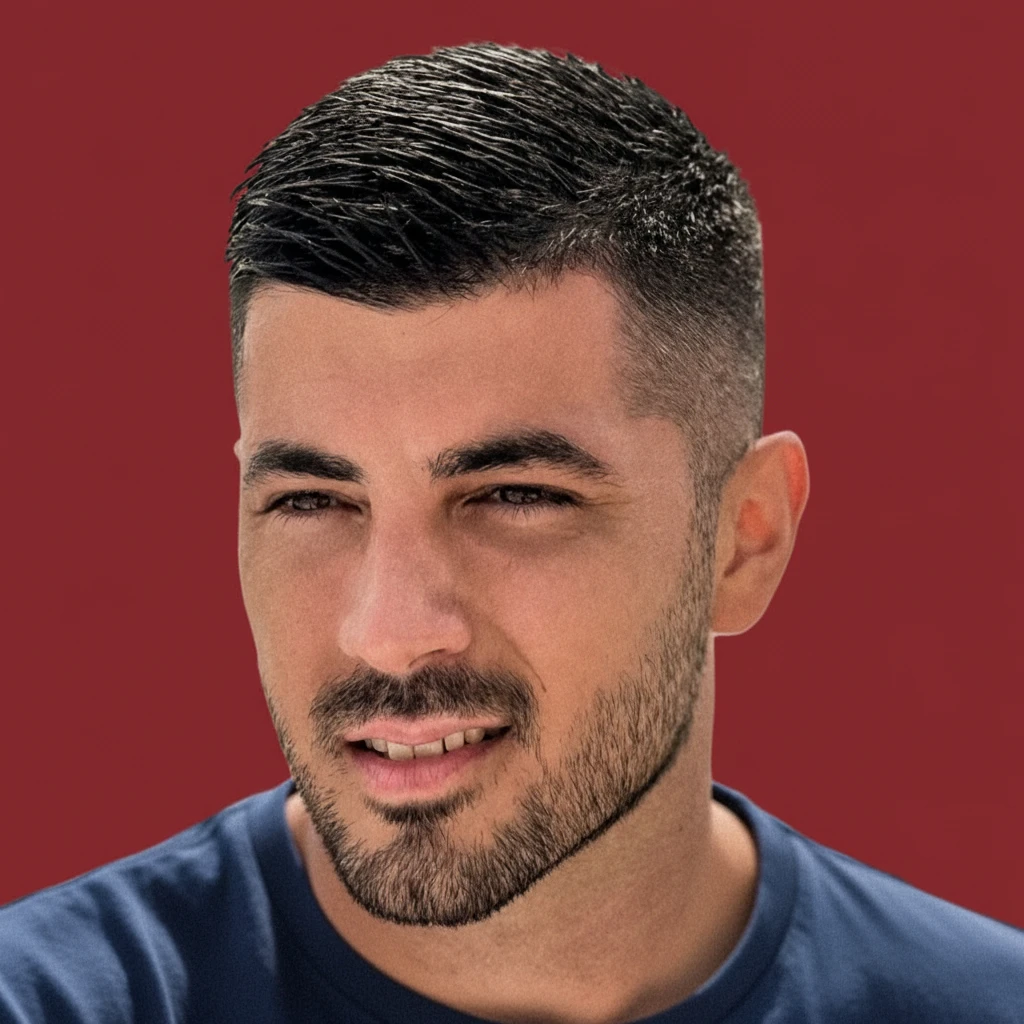 Corte Social Masculino com Degradê Baixo