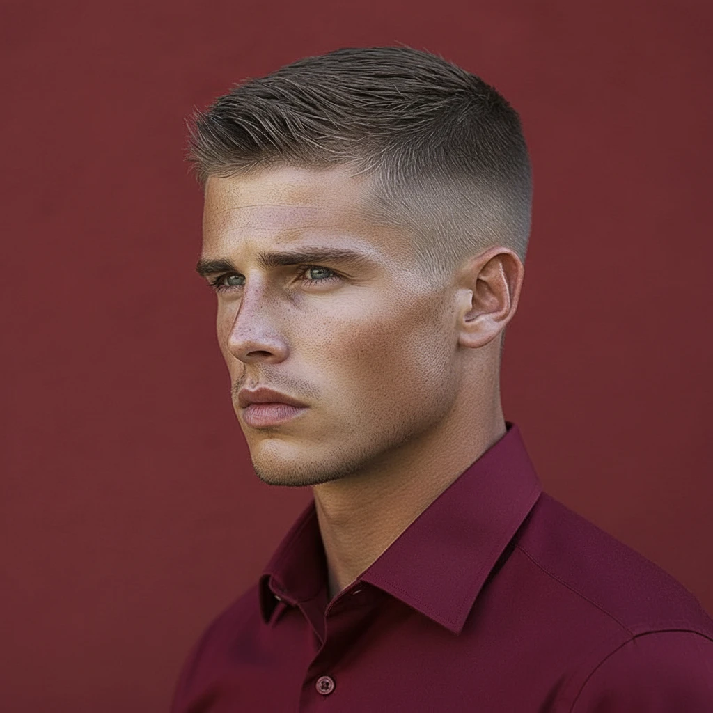 Corte Social Masculino com Degradê Baixo