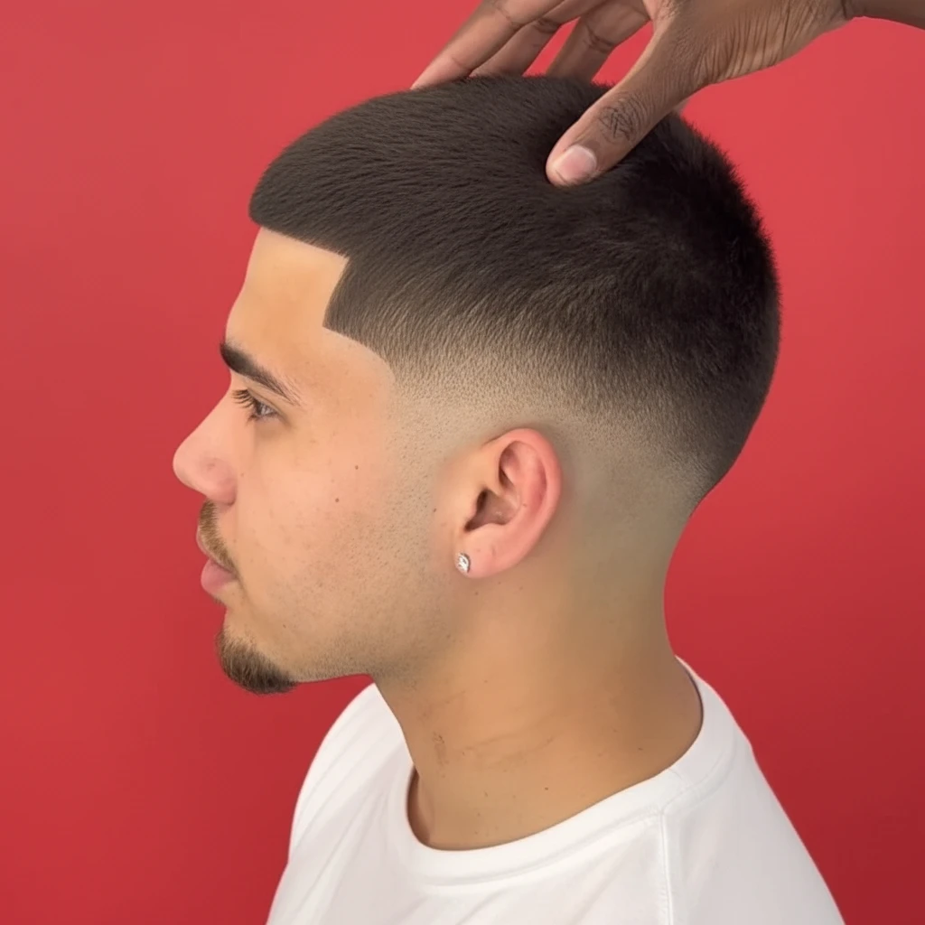 Corte Social Masculino com Degradê Baixo