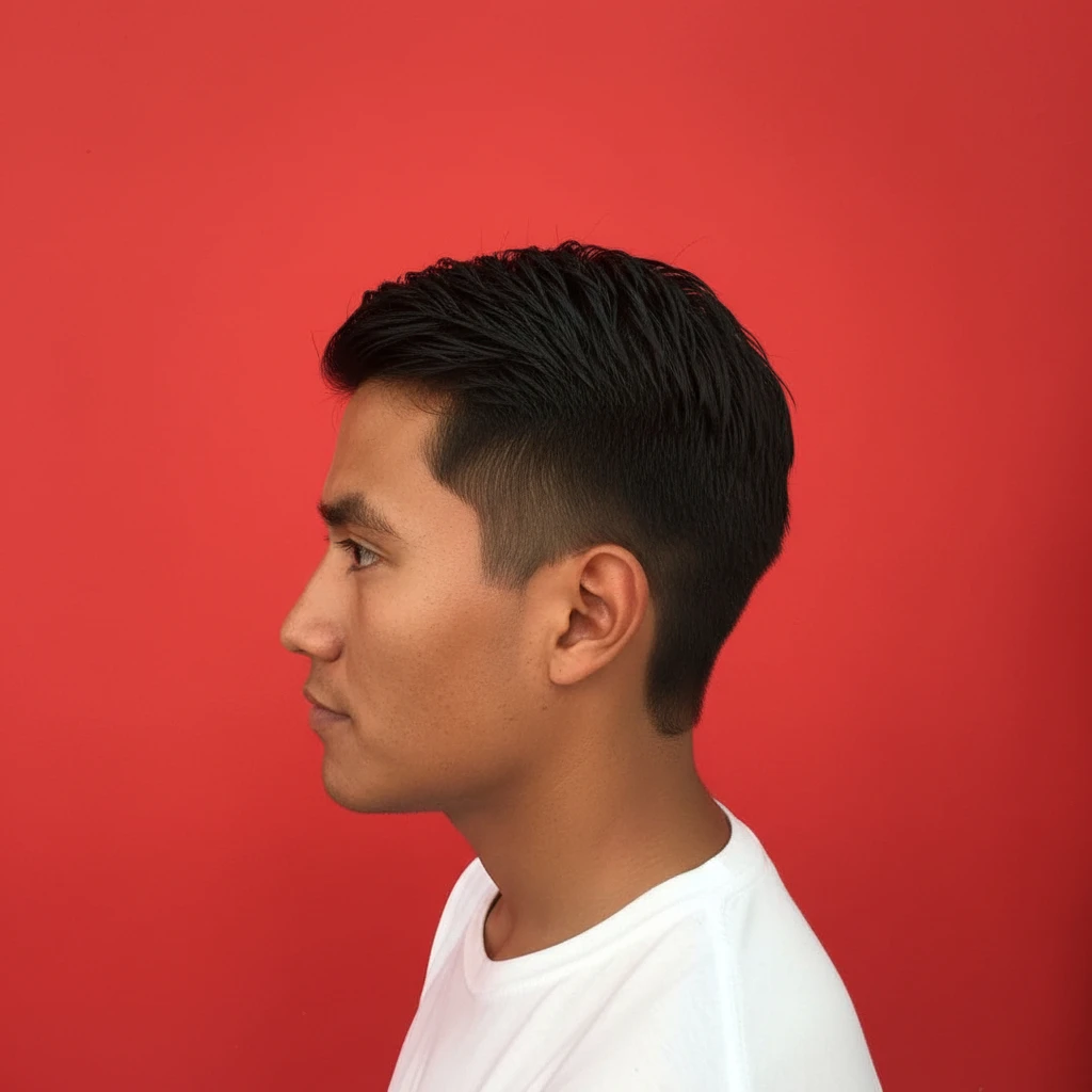 Corte Social Masculino com Degradê Lateral