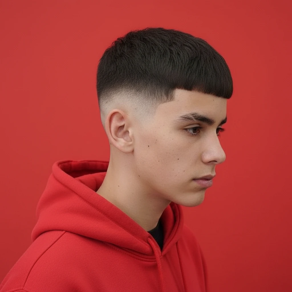 Corte Social Masculino com Degradê Lateral