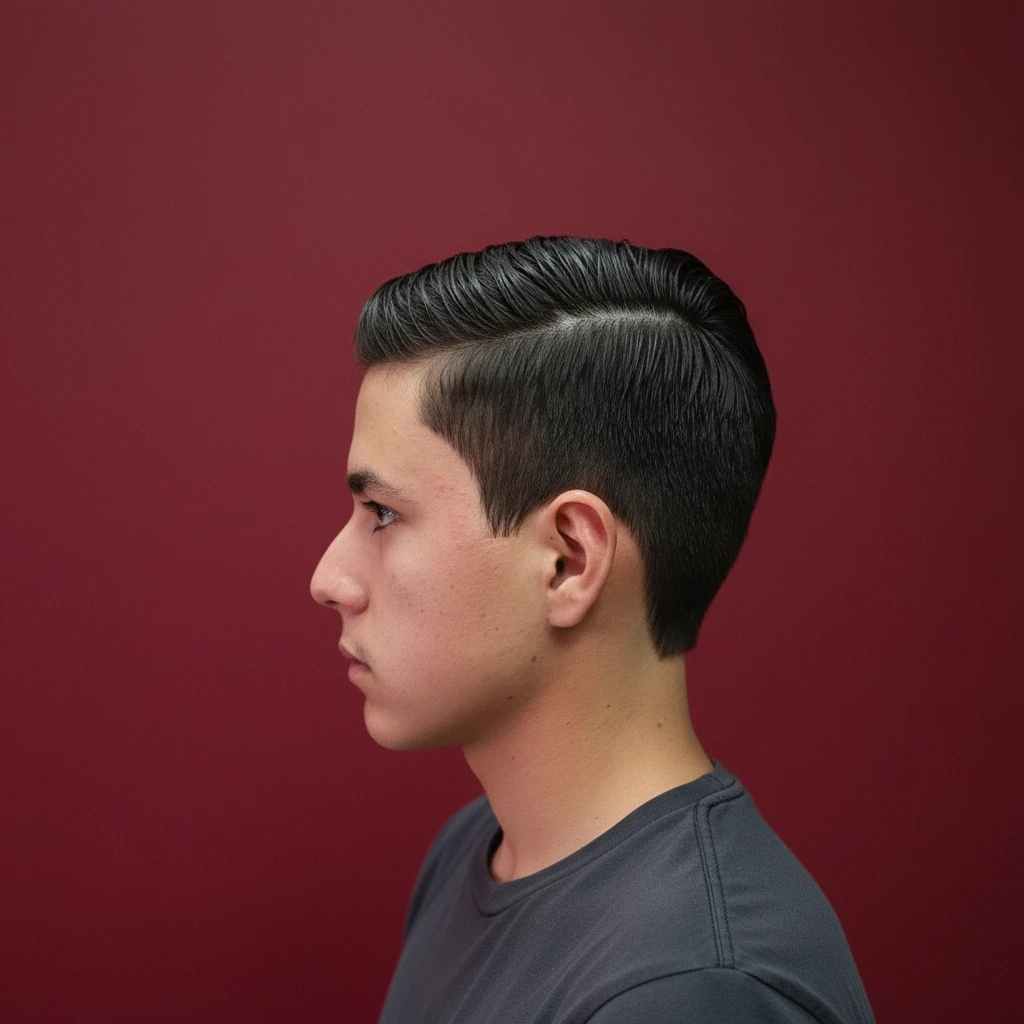 Corte de vestido de hombre con degradado lateral