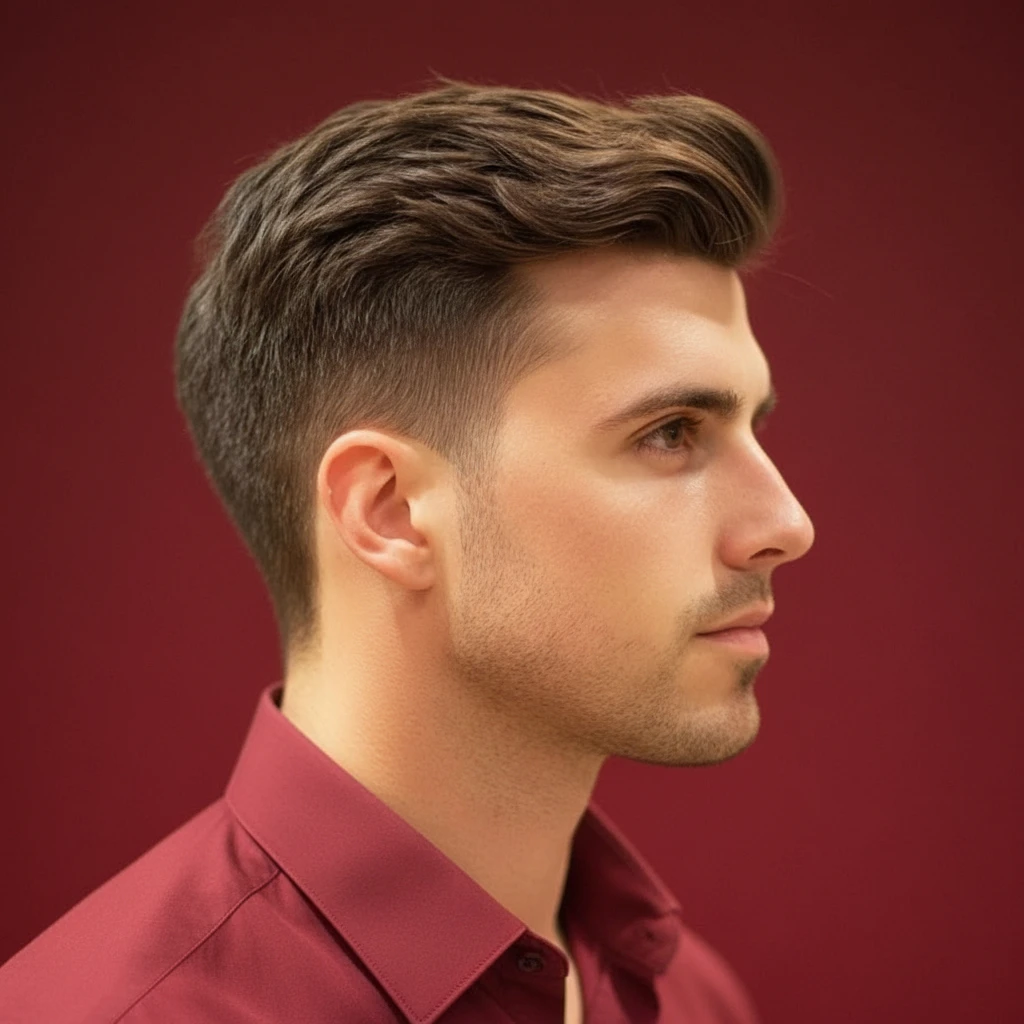 Corte Social Masculino com Degradê Médio