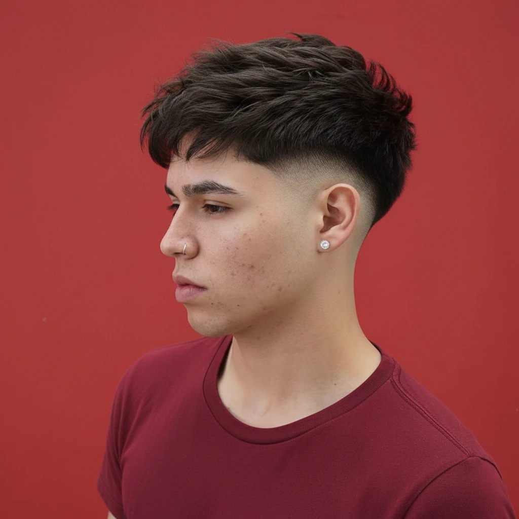 Corte Social Masculino com Degradê Médio