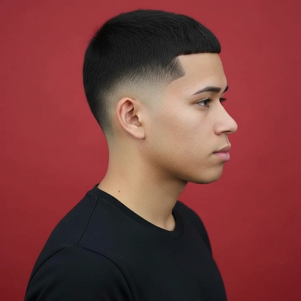 Corte Social Masculino com Degradê Médio