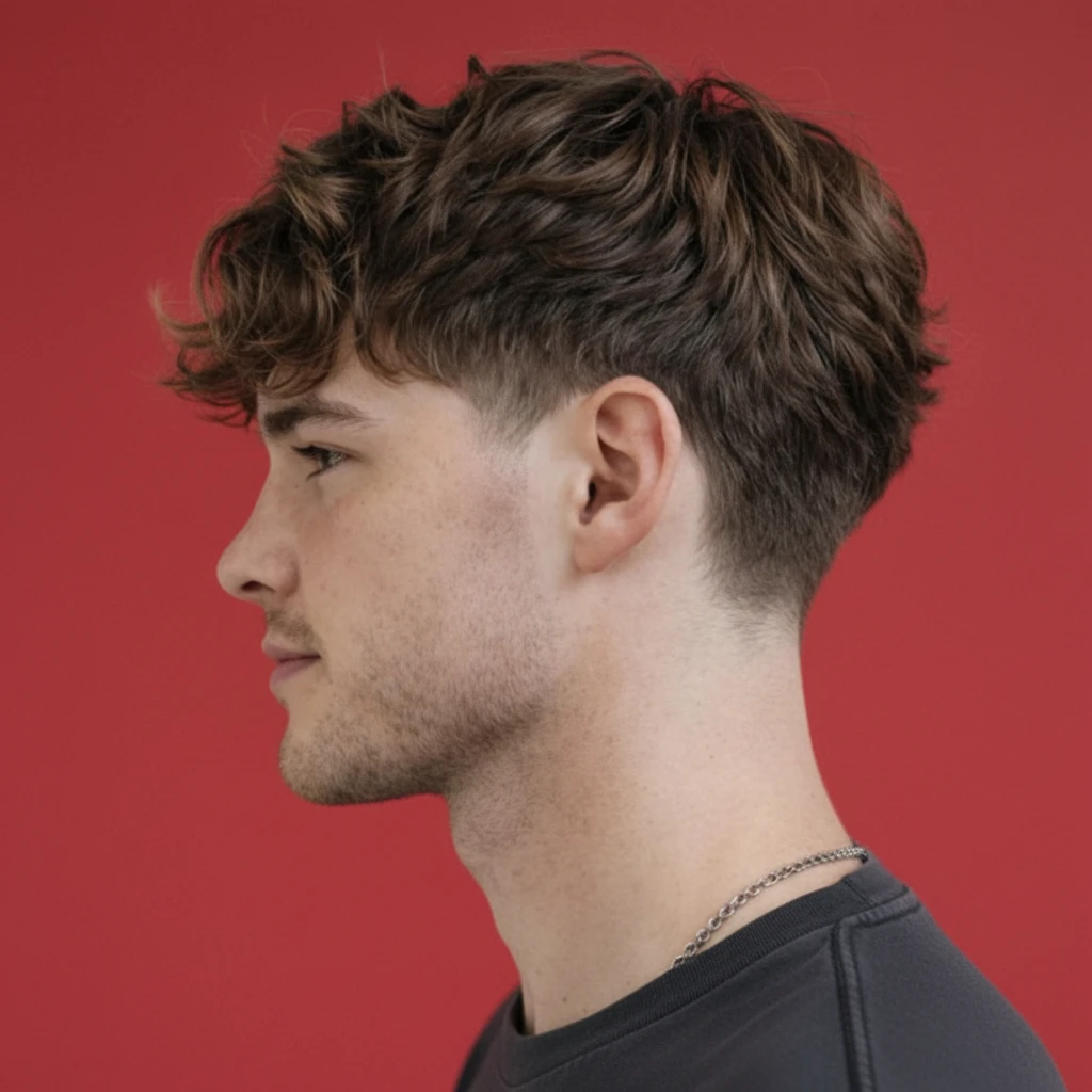 Corte Surfista Masculino com Degradê Baixo