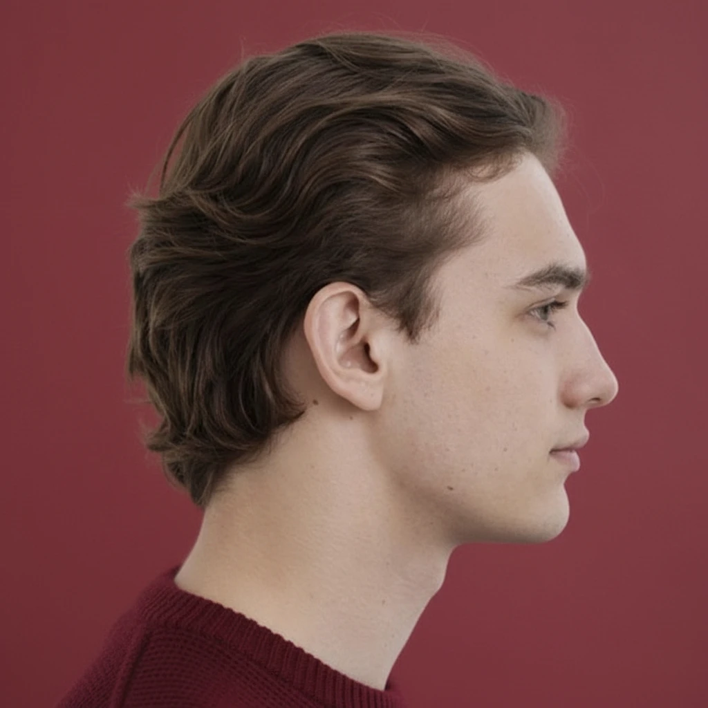 Corte Surfista Masculino em Cabelo Liso