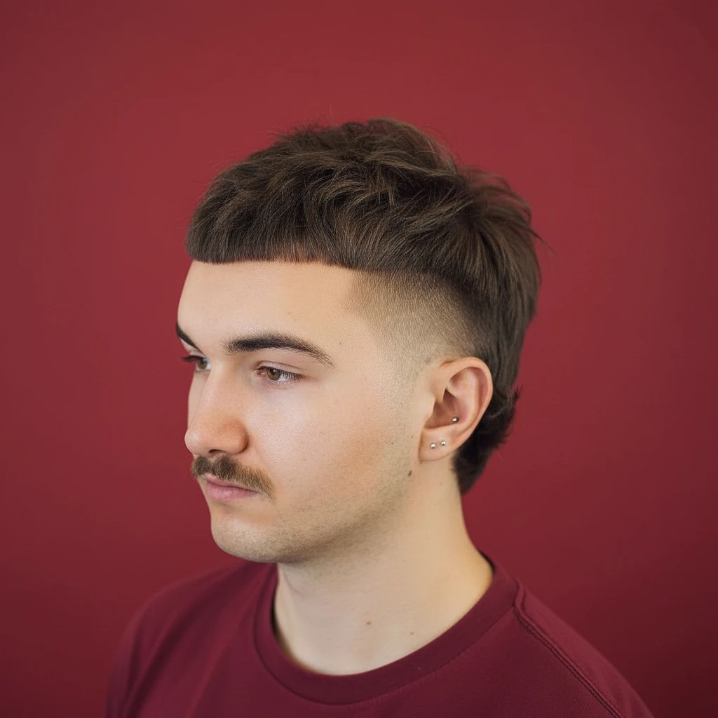 Corte Taper Fade em Cabelo Liso com Estilo Moderno