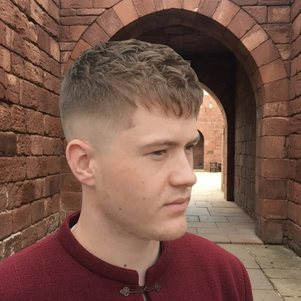 Corte Taper Fade em Cabelo Liso com Textura