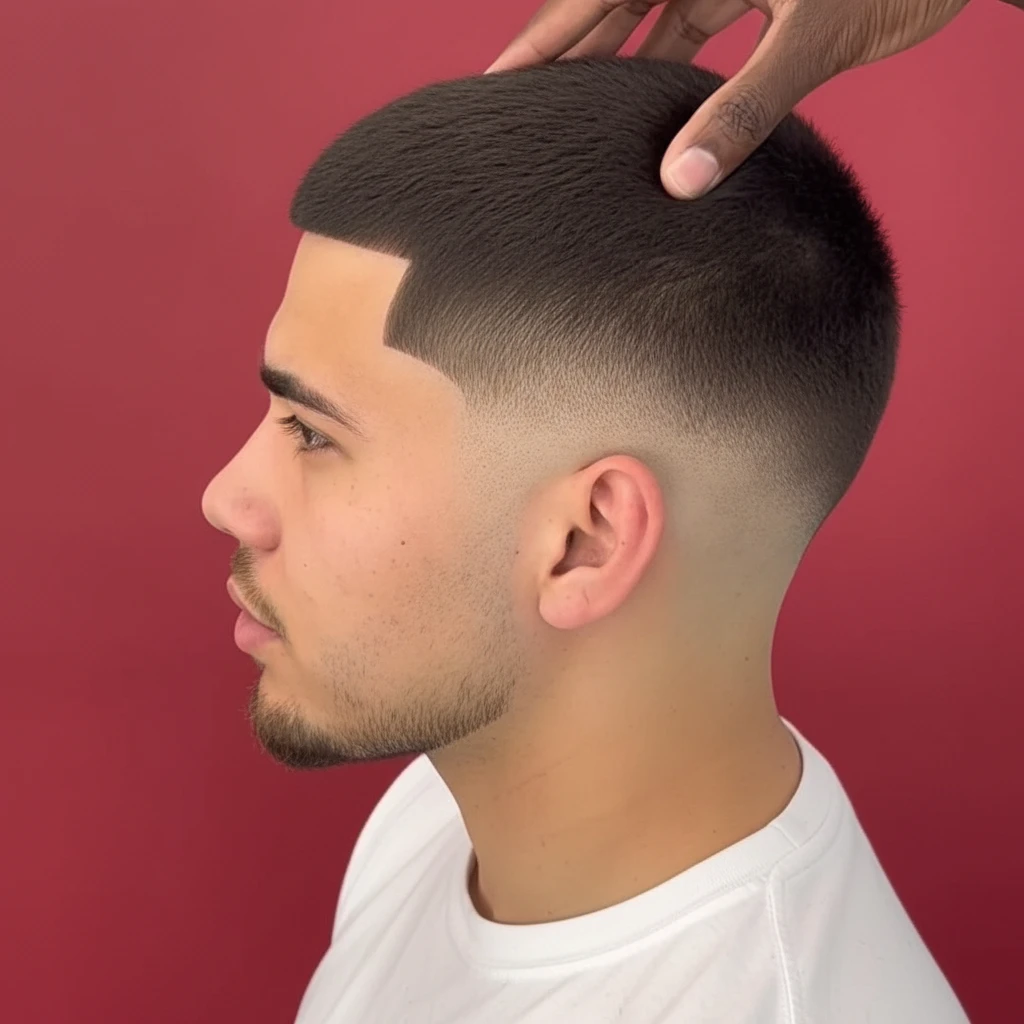 Corte de Cabelo Curto Masculino com Degradê Baixo
