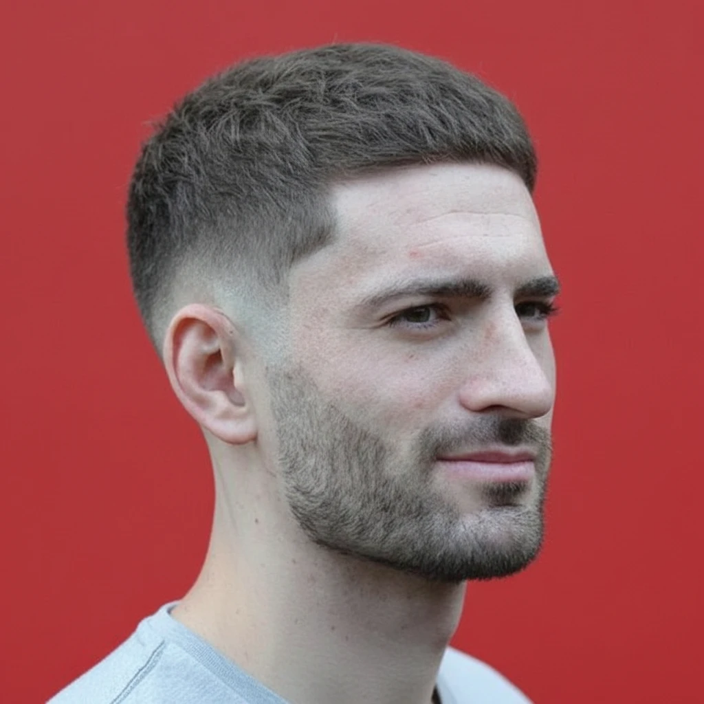 Corte de Cabelo Curto Masculino com Degradê Baixo