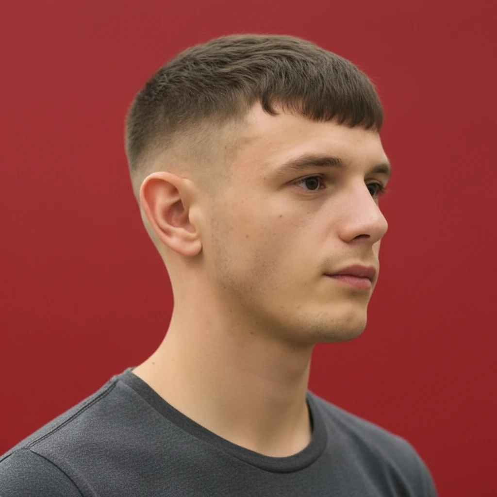 Corte de Cabelo Curto Masculino com Degradê Baixo