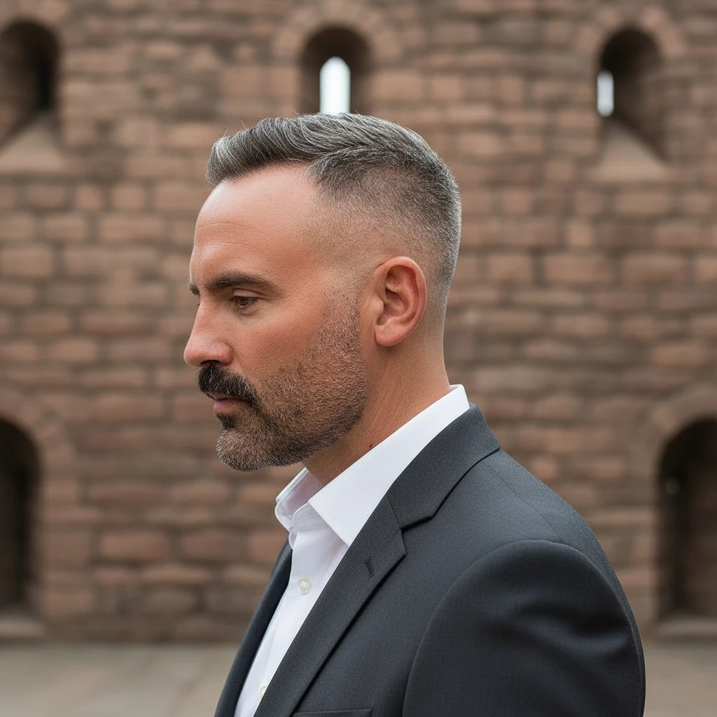 Corte de Cabelo Curto Masculino com Degradê Baixo