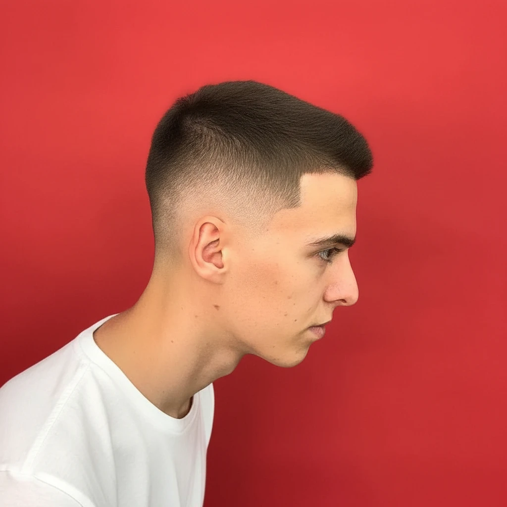 Corte de Cabelo Curto Masculino com Degradê Baixo