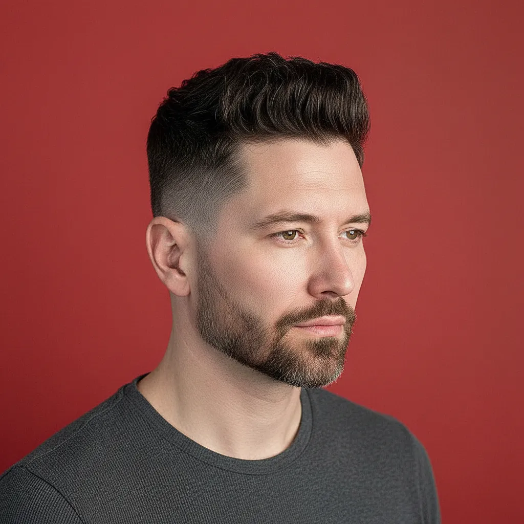 Corte de Cabelo Curto Masculino com Degradê Baixo