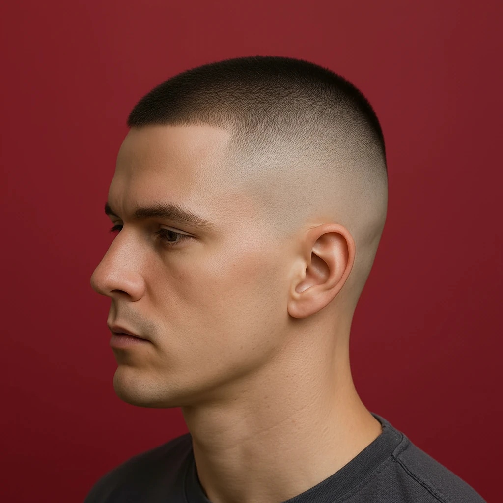 Corte de Cabelo Curto Masculino com Degradê Baixo