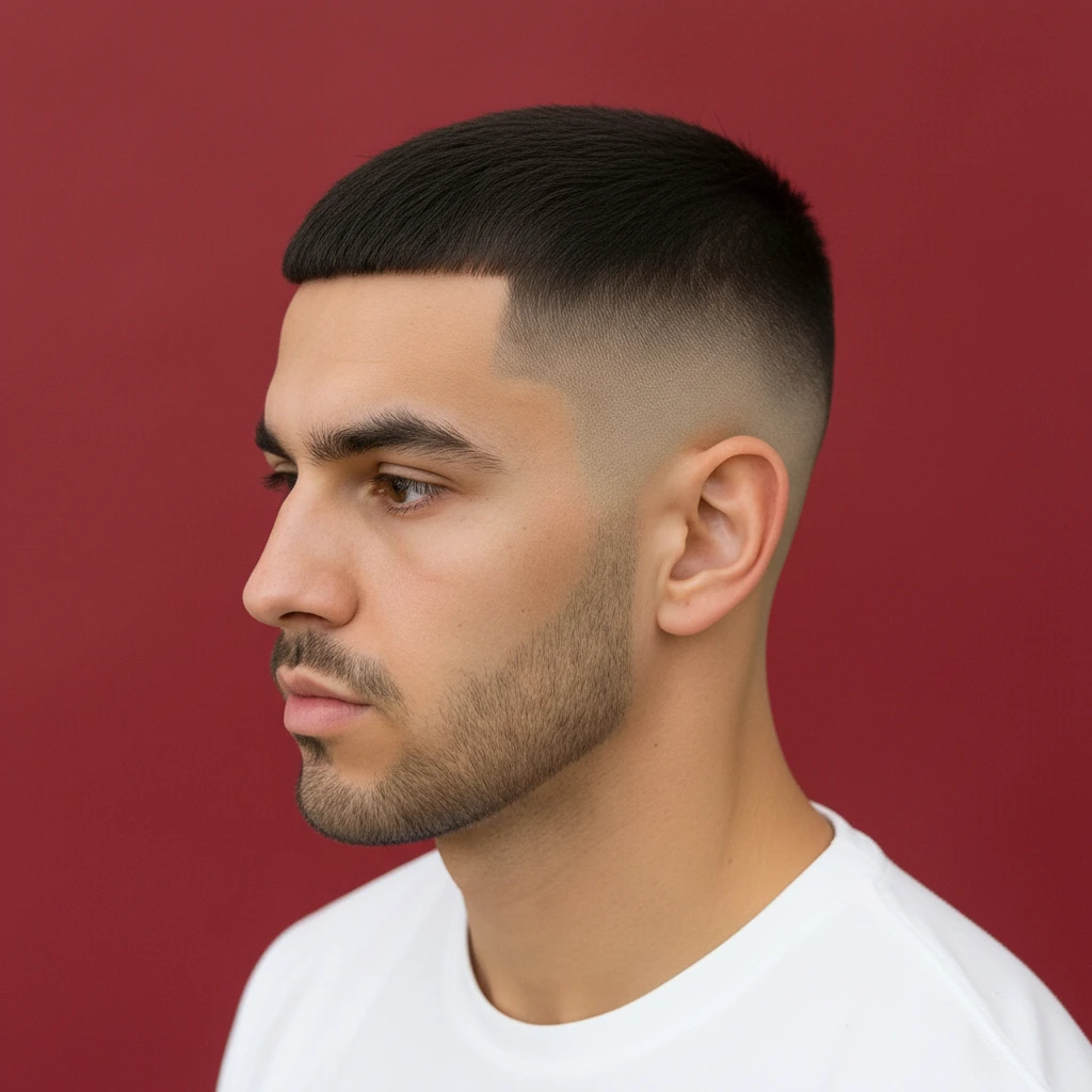 Corte de Cabelo Curto Masculino com Degradê Baixo